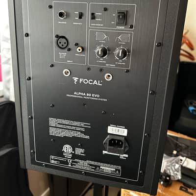 Focal Alpha 80 Evo Powered Studio Monitor (Pair) 2021 - Present - Black image 4