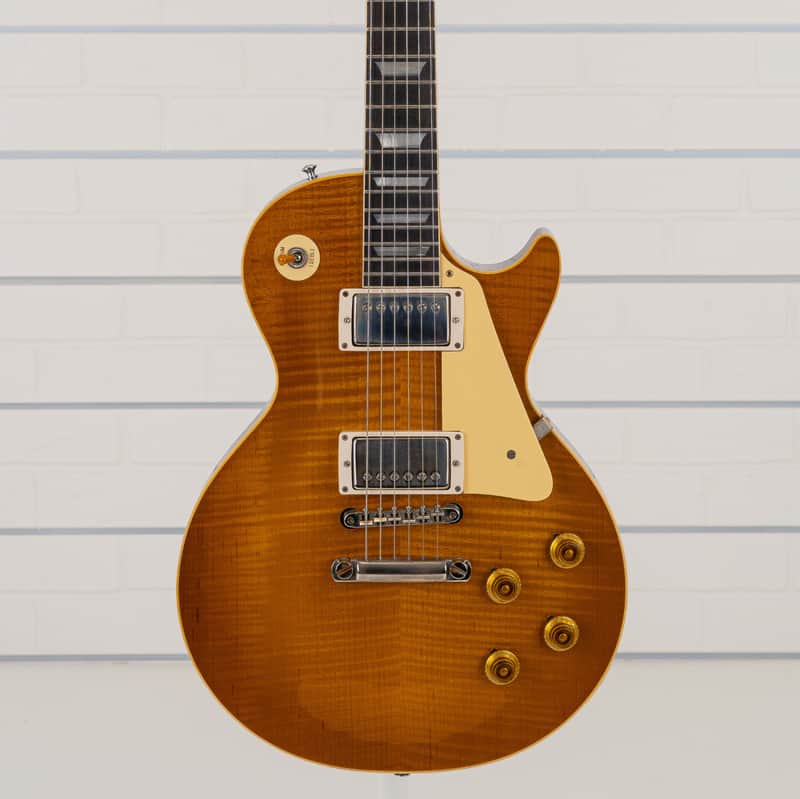 Gibson Custom Shop 1959 Les Paul Standard Reissue VOS Electric Guitar, Rosewood Fingerboard, Dirty Lemon image 1