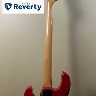 Fernandes PJS-50 PJ Bass 1980s MIJ Japan Medium Scale Red Limited Edition image 17