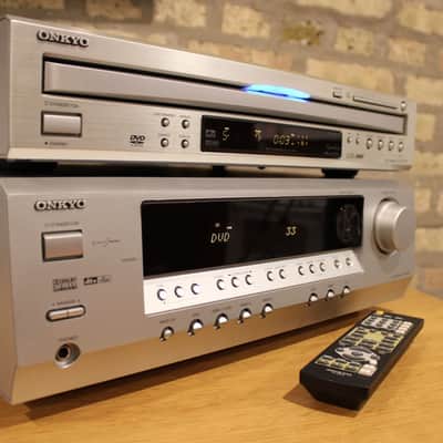 Onkyo HT-R340/ receiver DV-CP702 Cd changer w/remote fully functional- refurbished image 1