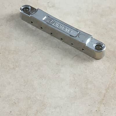 Tune O Matic Epiphone LP Guitar Chrome Bridge Post Tailstop NOS Relic Vintage? 52mm image 5