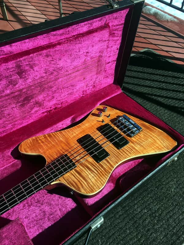 1976 Gibson Thunderbird Bass Natural Flametop 5-String Custom Bass - WHAT?? image 1