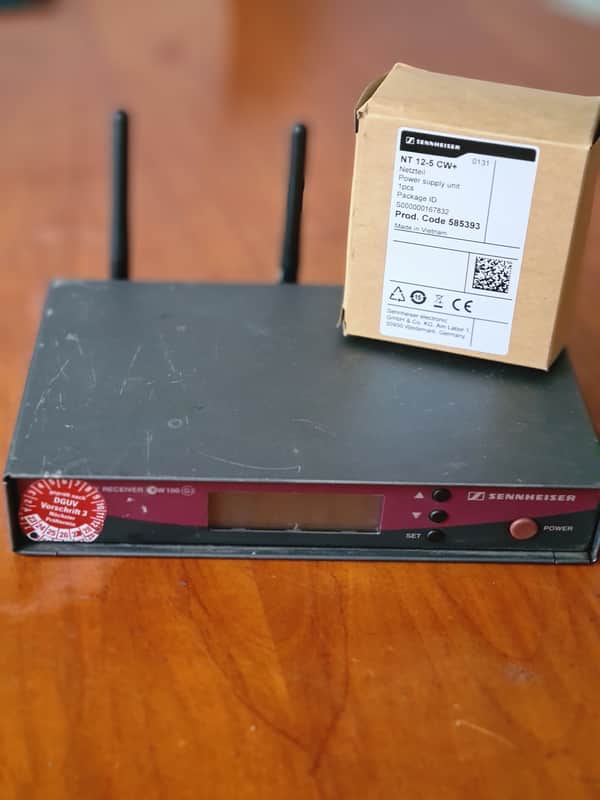 Sennheiser Sennheiser EW 100 G2 Bodypack Transmitter | 790–822 MHz | 3.5mm Mic Input | Professional Wireless Sender image 1