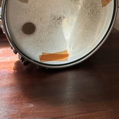 Rogers "5-Line" Dyna-Sonic 5x14" Brass Snare Drum with "Beavertail" Lugs 1967 - 1974 - Chrome image 7