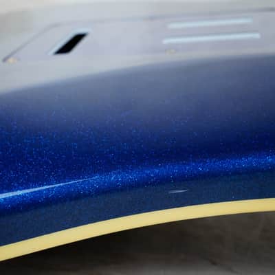 Guyatone LG-2100M Sharp 5 MIJ 1994 Blue Made in Japan w/ Hard Case image 12
