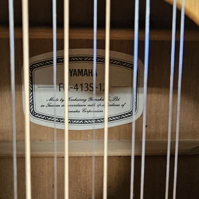 Yamaha FG-413S-12 String - Natural image 18