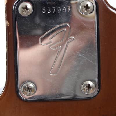 1974 Fender Precision Bass, mocha brown ultra lightweight image 11