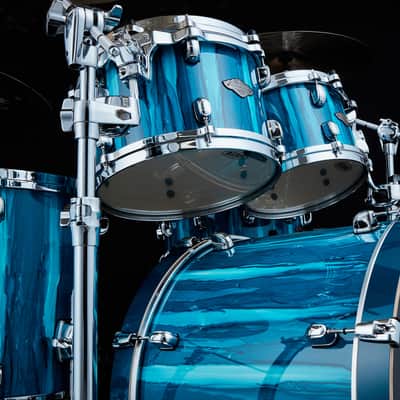 Tama MBS52RZS-SKA Starclassic Performer Shell Kit 5 pcs - Sky Blue Aurora/Chrome HW image 3