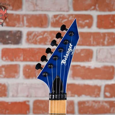 Belanger Guitar Company Custom Shop SM-1 Prototype Transparent Blue 2000s w/Gigbag image 9