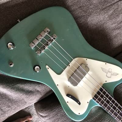 Gibson Thunderbird II 1965 - Nitro Pelham Blue (refin) image 12