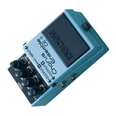 BOSS CE-5 Stereo Chorus Ensemble Compact Pedal for Creating Any Kind of Chorus Effect with Effect Level, Rate, Depth, and Filter Knobs image 4