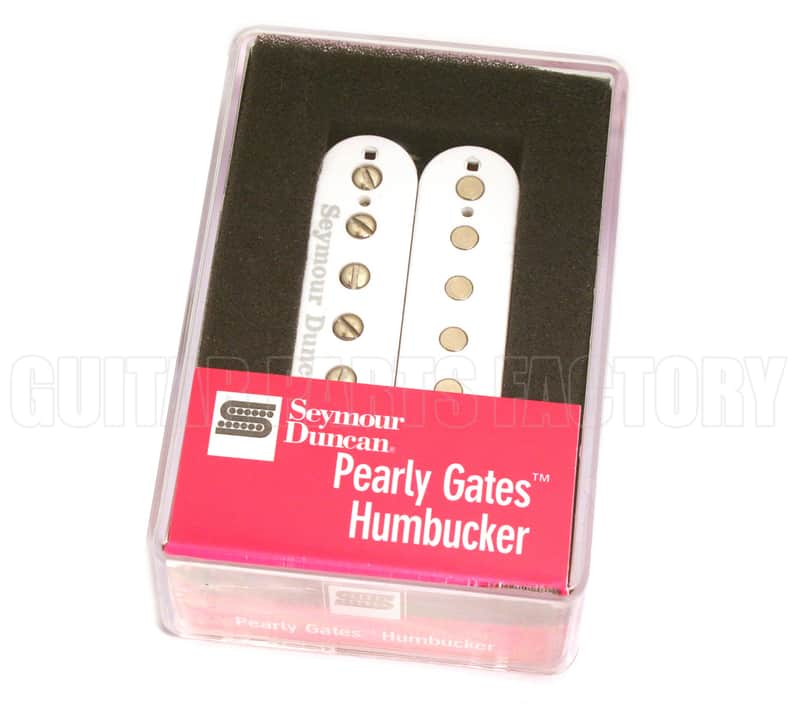 11102-49-W Seymour Duncan Pearly Gates Bridge Humbucker White SH-PG1b image 1