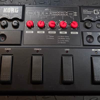 Korg G3 Guitar Multi Effects Processor 1980s - Black Effect with Power Supply image 2