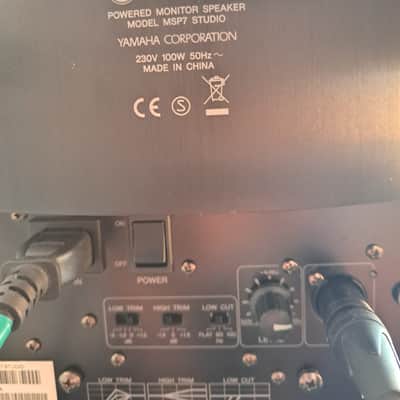Yamaha MSP7 Active Studio Monitors (Pair) 2011 - Present - Black image 12