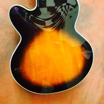 Ibanez AFJ957 7-string archtop w/OHSC - Sunburst image 8