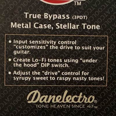 Danelectro Cool Cat CO-1 Drive Pedal New in Box w/ Free Shipping! image 2