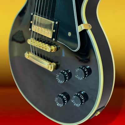 Epiphone Les Paul 50th Anniversary Ebony Electric Guitar 2002 image 6