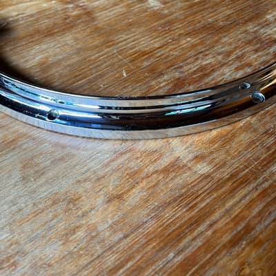 Ludwig No. 4160 16" Twin Channel Die-Cast 8-Lug Hoop 1980 - 1983 - Chrome image 5