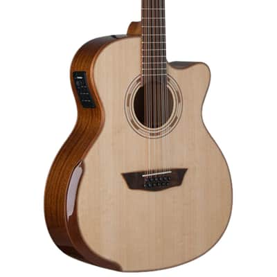 Washburn G15SCE-12 Comfort Deluxe Series Grand Auditorium (12 String) Acoustic Electric Guitar. image 4