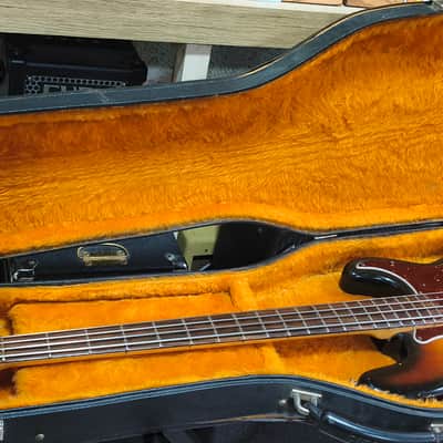Fender Precision Bass Fretless with Rosewood Fingerboard 1978 Sunburst imagen 22