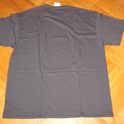 new in package A+ Guitar Center EAT BREATHE, ROCK Men's Size X-Large (XL), Black 100% Cotton Short Sleeve T-Shirt - Graphic is in White and it says / shows: GUITAR CENTER EST. 1964, EAT, BREATHE, ROCK + has dual guitars, stars, lines (Style # GC005-11730) image 9