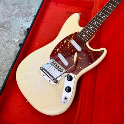 MIJ Fender MG66 Mustang 1995 - Olympic white original vintage fujigen Japan image 5