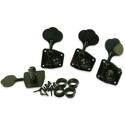 Gotoh GB2B L4 4 In Line Bass Large GB2 Tuning Machines - Black Chrome image 2