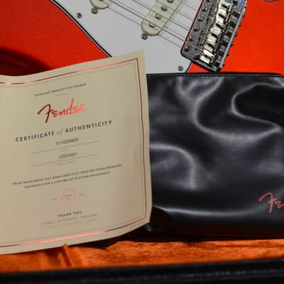 Fender American Vintage II 1965 Stratocaster Candy Apple Red w/ OHSC & FAST Same Day Shipping image 9
