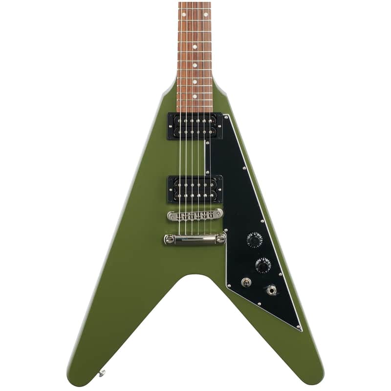 Gibson Flying V Tribute Olive Drab image 2
