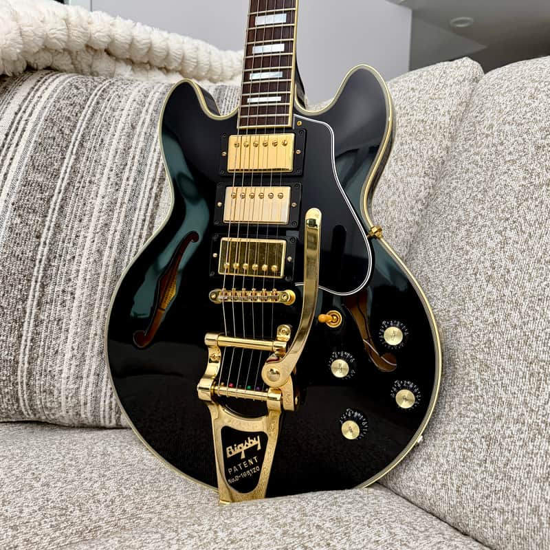Gibson Memphis Limited ES-359 3-Pickup 2019 - Black Beauty