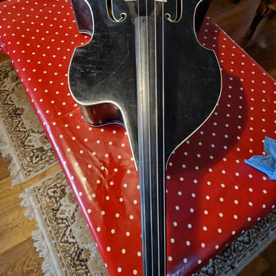 Double Bass Max Hoyer 1940s - Black/wooden image 5