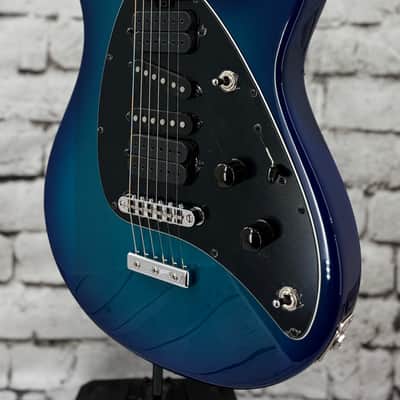 2025 Ernie Ball Music Man Steve Morse Signature HT - Blue Burst image 4