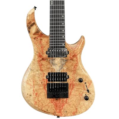 10S Spring BH Evertune/Bare Knuckle/Seymour Duncan Hyperswitch 7 String Baritone Electric Guitar – One Off 5A Maple Poplar image 1