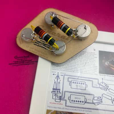General Vintage Tone Prewired Harness electronics for Les Paul ®️ 1956 - 1959 CTS Burst taper pots 550k image 3
