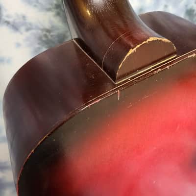 Vintage RARE 1963 US Strad Stella Parlor Guitar New Strings Pro Setup image 10