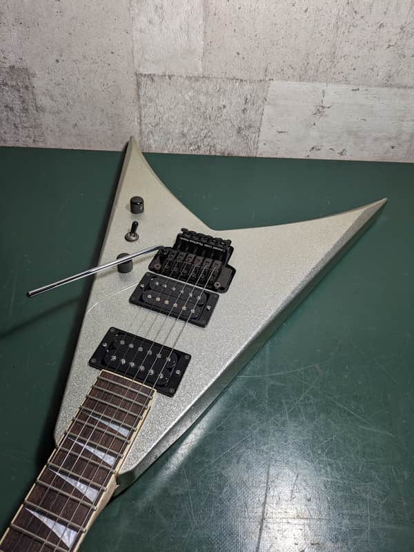 Grover Jackson King V 90's Silver Flake Made in Japan KV | Reverb