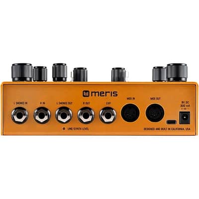 Meris Enzo X Modular Instrument Synthesizer Pedal 2025 - Translucent Gold ( IN STOCK READY TO SHIP ) image 2