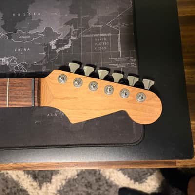 Warmoth Stratocaster Neck - Roasted Maple Rosewood image 2