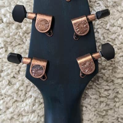 Breedlove Rainforest S Concert Abyss CE African Mahogany Acoustic Electrc Guitar image 6