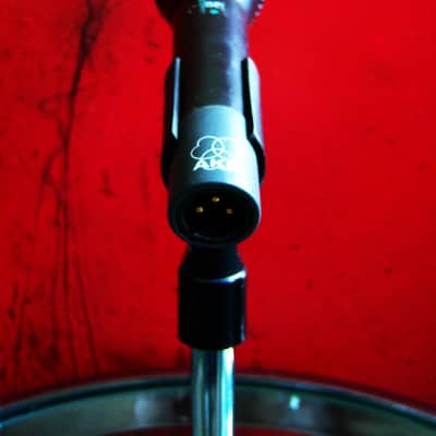 Vintage 1990's AKG D880 dynamic cardioid microphone Satin Black w accessories SM58 image 9