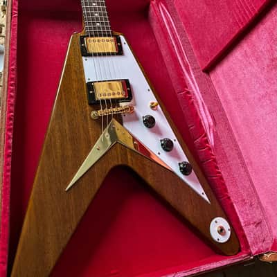 Gibson Custom 1958 Mahogany Flying V Reissue VOS *Only 6.35 Pounds!!* - Antique Natural 851264 image 17