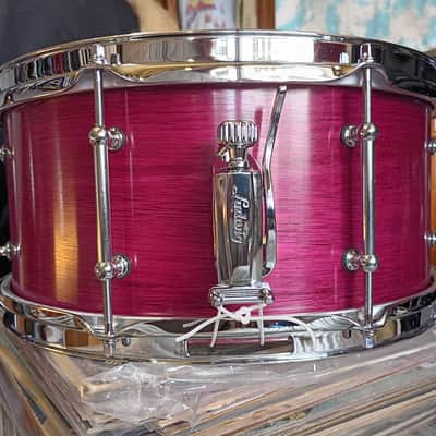 14x6.5 Purpleheart Exotic steam bent semi-solid snare drum by Erie drums and shells image 2