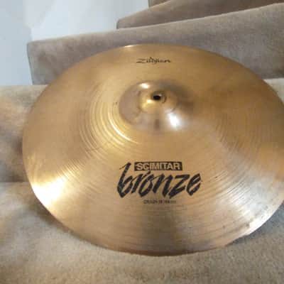 Zildjian Vintage schmitar 18 in crash ride cymbal clean condition image 4