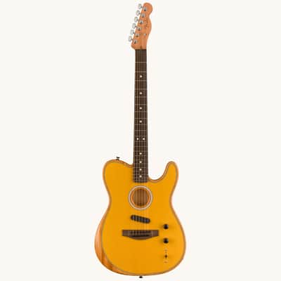 Fender Acoustasonic Player Telecaster, Butterscotch Blonde w/ Deluxe Gig Bag - Open Box image 6