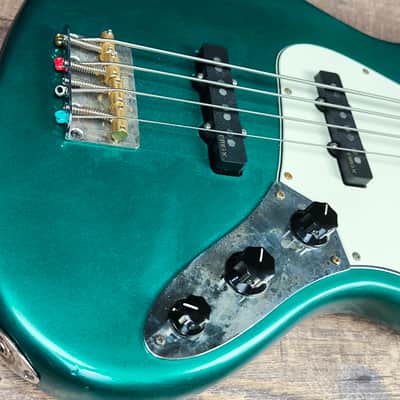 MyDream Partcaster Custom Built - Light Relic Sherwood Green JBass EMG image 7