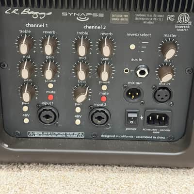 Two (2) LR Baggs Synapse Personal P.A. System 2019 - 2021 with bags, cables, stands - Walnut imagen 3