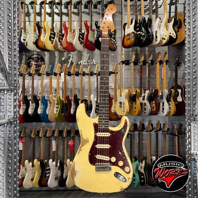 Fender Custom Shop Limited 60 Stratocaster Roasted Heavy Relic Aged Vintage White image 2