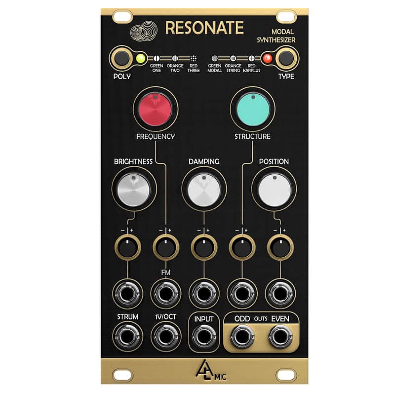 After Later Audio Resonate Mutable Instruments Rings Clone Module image 1
