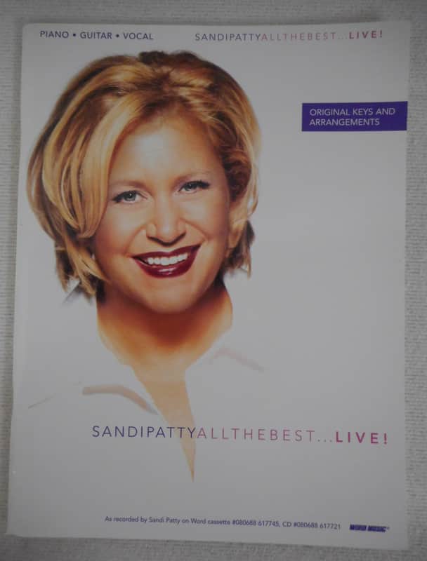 Hal Leonard Sandi Patty "All The Best Live!" Songbook 2002 image 1