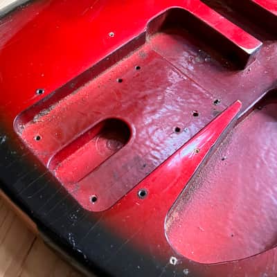 1960s Burns Baldwin Split Sound Jazz Guitar Body Made in England image 3